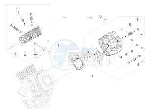 V7 III Special 750 e4 (EMEA) drawing Cylinder head - valves