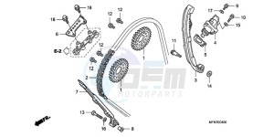 CB1000RA9 France - (F / ABS CMF) drawing CAM CHAIN/TENSIONER