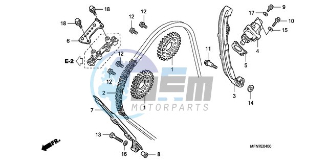 CAM CHAIN/TENSIONER