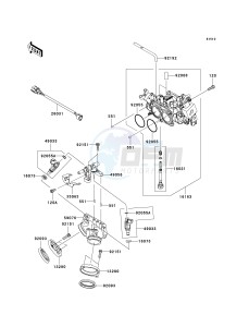 VN 900 D[VULCAN 900 CLASSIC LT] (6F-9F) D7F drawing THROTTLE-- D6F_D7F- -