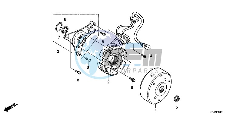 GENERATOR (CRF100F)