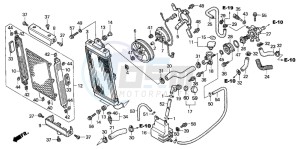 VTX1800C drawing RADIATOR (VTX1800C2/3/4)