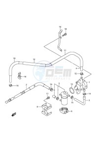 DF 150 drawing Fuel Pump (2006 to 2008)