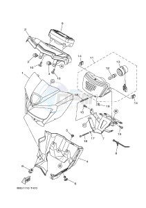 YFM450FWBD YFM45KPAJ KODIAK 450 EPS (BB57) drawing HEADLIGHT 2