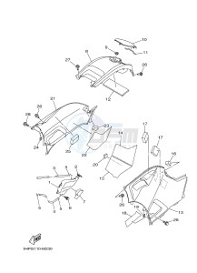 YFM700FWAD YFM7FGPLED GRIZZLY 700 EPS LIMITED EDITION (1HPY) drawing SIDE COVER