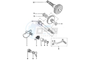 TREKKER - 100 cc drawing KICK STARTER