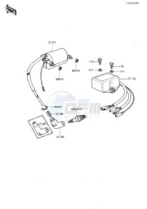 KDX 175 A [KDX175] (A2-A3) [KDX175] drawing IGNITION -- 81-82 A2_A3- -