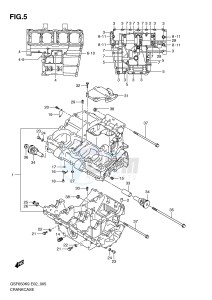 GSF650 (E2) Bandit drawing CRANKCASE