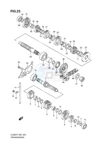 DL650 ABS V-STROM EU-UK drawing TRANSMISSION