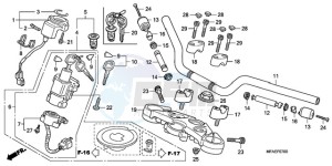 CBF1000A UK - (E / MKH) drawing HANDLE PIPE/TOP BRIDGE