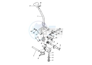 ATV 125 drawing SHIFT CAM-FORK