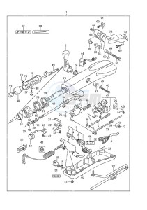 DF 90A drawing Tiller Handle