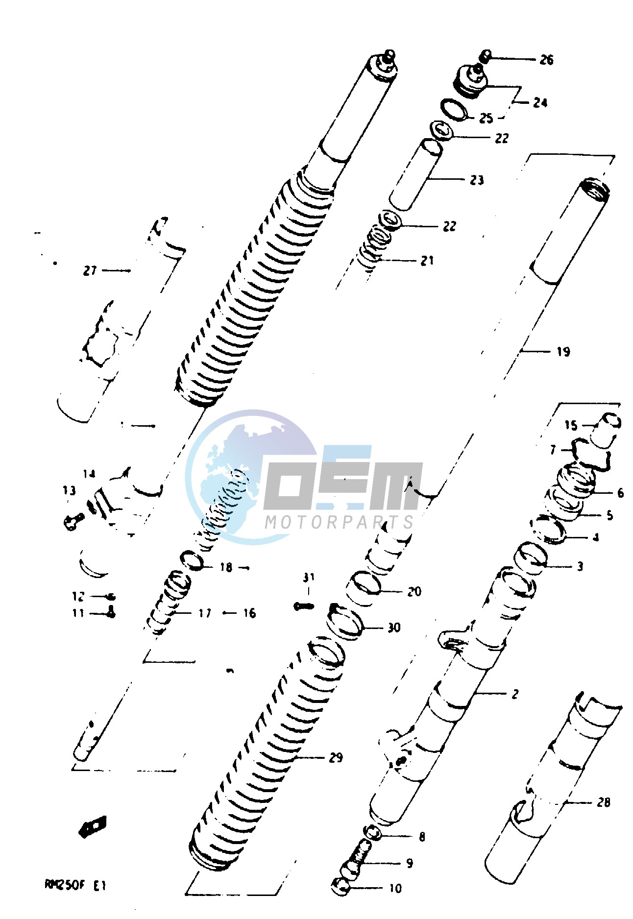 FRONT FORK (MODEL F)