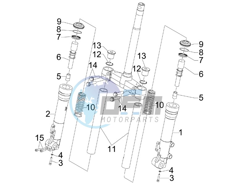 Fork components (Kayaba)