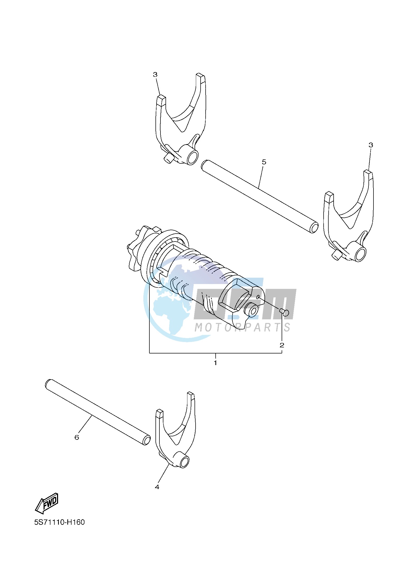 SHIFT CAM & FORK