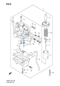 JR80 (P28) drawing CARBURETOR