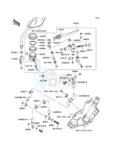 Z750 ZR750L8F GB XX (EU ME A(FRICA) drawing Front Master Cylinder