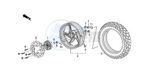 SZX50S X8R-S drawing REAR WHEEL (2)