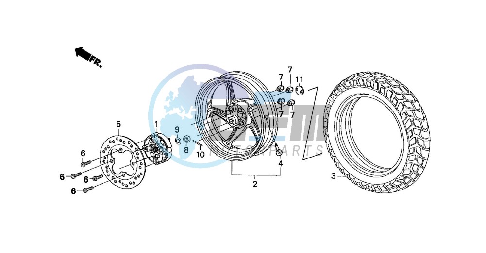 REAR WHEEL (2)