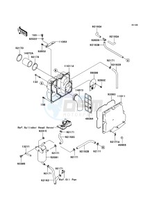 JET SKI STX-12F JT1200-D1 FR drawing Air Cleaner