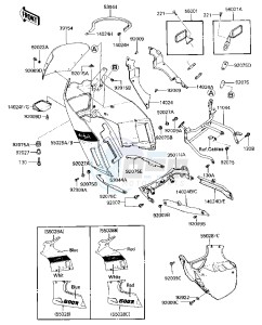 ZX 600 A [NINJA 600] (A1-A2) [NINJA 600] drawing FAIRING -- ZX600-A2- -