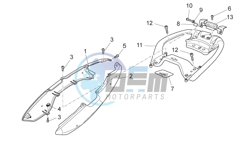 Rear body - Rear fairing