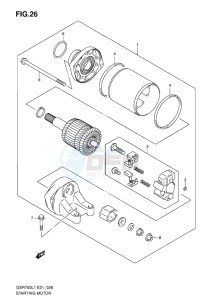 GSR750 EU drawing STARTING MOTOR