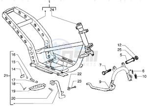 Runner 180 VXR drawing Chassis - Central stand