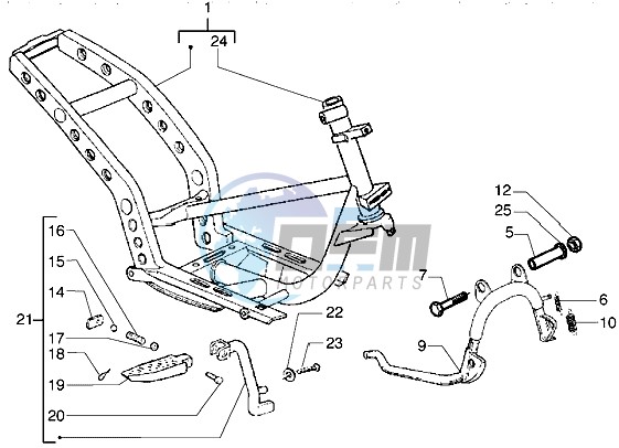 Chassis - Central stand