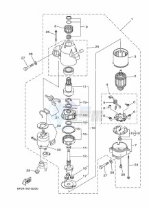 F225BETU drawing STARTER-MOTOR