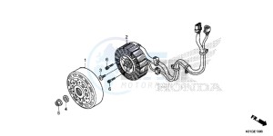 SH125DG SH125D E drawing A.C.G. STARTER