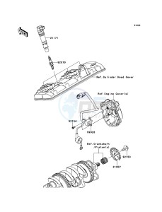 NINJA_ZX-10R_ABS ZX1000KDF FR XX (EU ME A(FRICA) drawing Ignition System