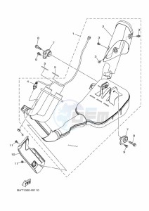 MT-07 MTN690 (BAT1) drawing EXHAUST