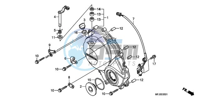 RIGHT CRANKCASE COVER (CBR600RR9,A/RA9,A)