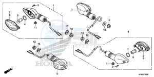 GLR1251WHF CB125F UK - (E) drawing WINKER