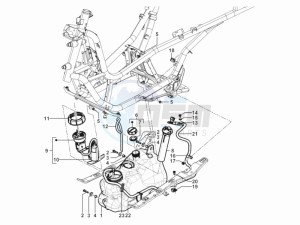 MP3 500 Tourer (USA) USA drawing Fuel Tank