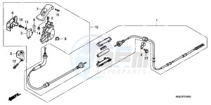 VFR1200FDB drawing PARKING BRAKE