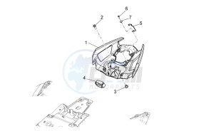 Shiver 750 drawing Rear body II