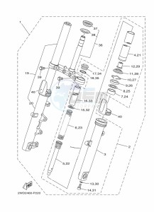 MT-03 MTN320-A (B9A8) drawing FRONT FORK