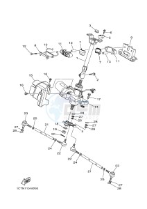 YFM450FWAD YFM450PHF GRIZZLY 450 EPS HUNTER (2LCA) drawing STEERING