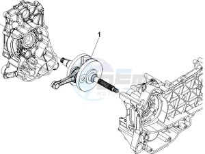 LX 125 4T E3 UK drawing Crankshaft