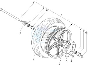 Liberty 50 4T PTT 2017 (B-NL) (B-NL) drawing Front wheel