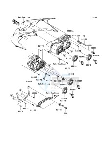 ZZR1400_ABS ZX1400DBF FR GB XX (EU ME A(FRICA) drawing Headlight(s)