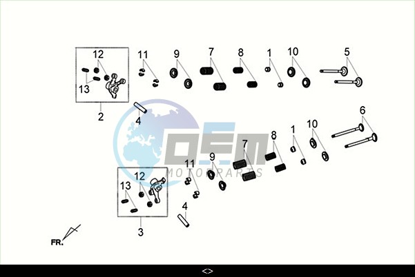 IN-EX. VALVE ROCKER ARM