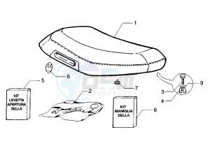 Zip 50 SP drawing Saddle