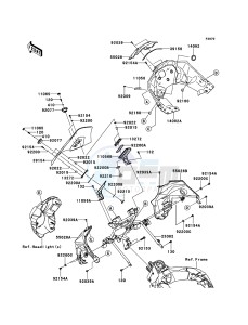 VERSYS_1000 KLZ1000ACF FR GB XX (EU ME A(FRICA) drawing Cowling(Upper)