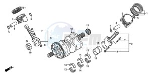 ST1300 drawing CRANK SHAFT/PISTON