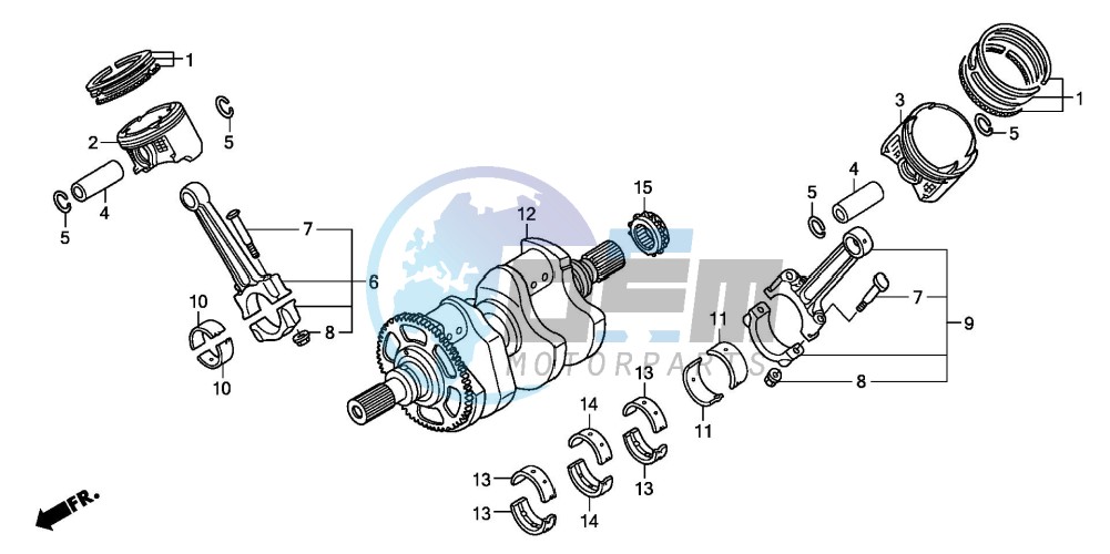 CRANK SHAFT/PISTON