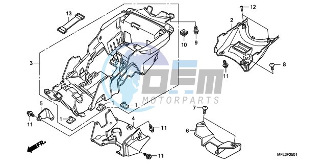 REAR FENDER (CBR1000RA)