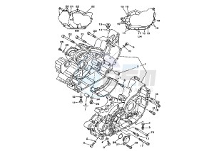 XV A WILD STAR 1600 drawing CRANKCASE